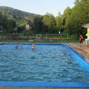 The pool at the swimming pool in Petříkovice